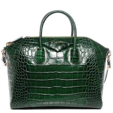 givenchy croc bag green|Givenchy handbags.